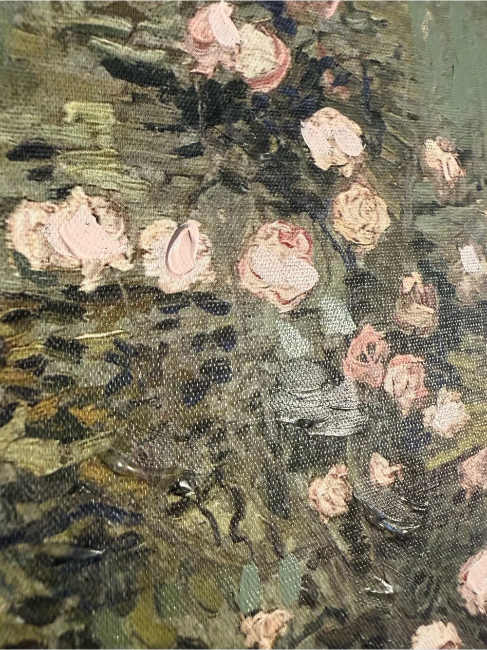 11x14 Roses by Vincent Van Gogh gold arched vintage inspired art work